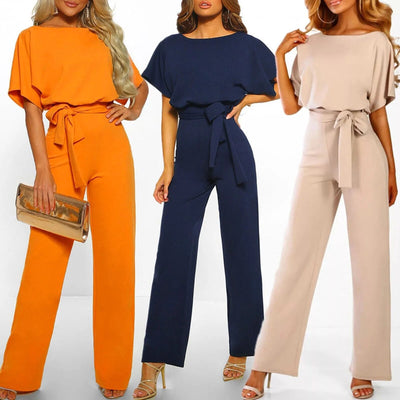 Jumpsuit with Flattering Waistband for Women