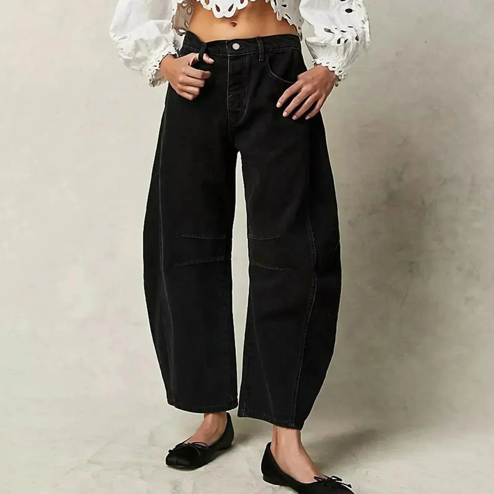 Women’s Wide-Leg High-Waisted Jeans