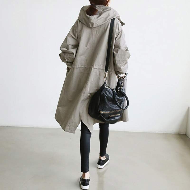 Elegant Water-repellent Trench Coat for Women